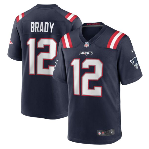 Men’s New England Patriots Nike Navy Game Retired Player Jersey