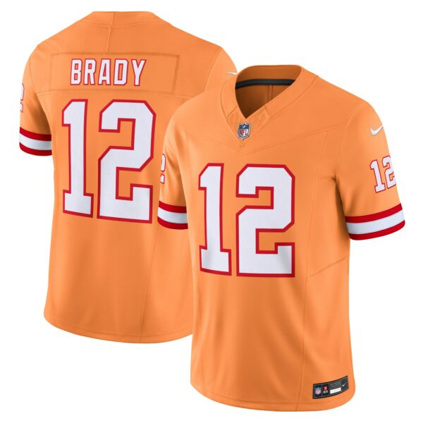 Men’s Tampa Bay Buccaneers Tom Brady Nike Orange Vapor F.U.S.E. Limited Jersey