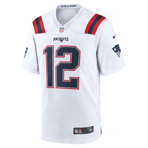 Men’s New England Patriots Tom Brady Nike White Retired Game Jersey