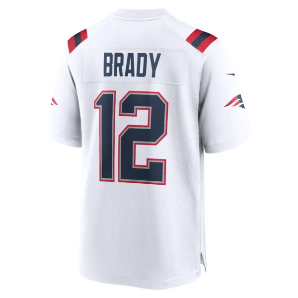 Men’s New England Patriots Tom Brady Nike White Retired Game Jersey