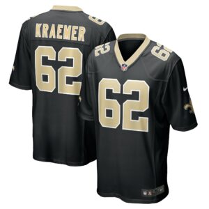 Men's New Orleans Saints Tommy Kraemer Nike Black Team Game Jersey