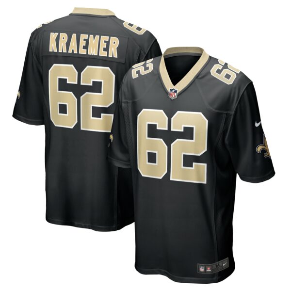 Men’s New Orleans Saints Tommy Kraemer Nike Black Team Game Jersey