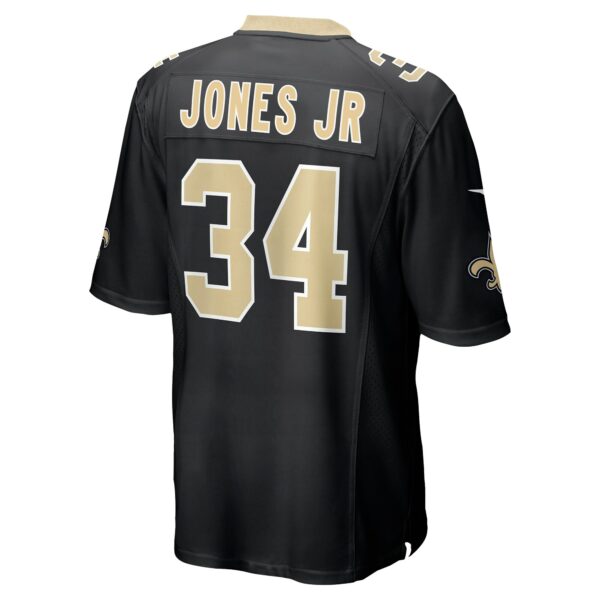 Men’s New Orleans Saints Tony Jones Jr. Nike Black Player Game Jersey