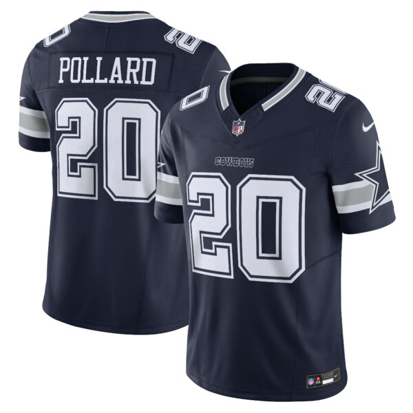 Men’s Dallas Cowboys Tony Pollard Nike Navy Vapor F.U.S.E. Limited Jersey