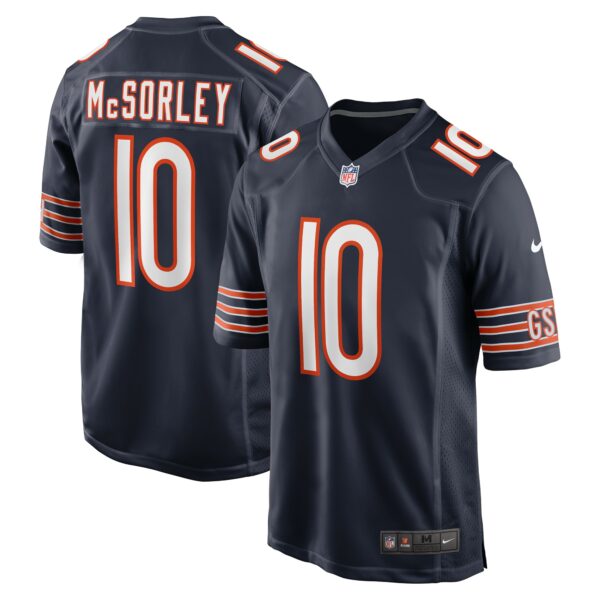 Men’s Chicago Bears Trace McSorley Nike Navy Team Game Jersey