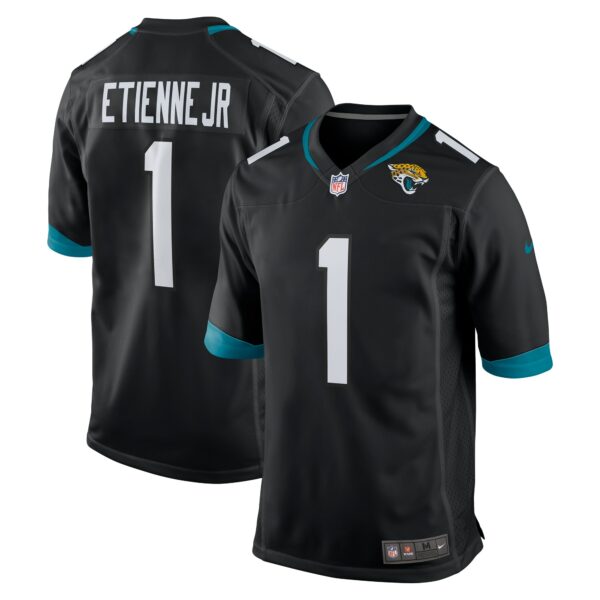 Men’s Jacksonville Jaguars Travis Etienne Nike Black Game Jersey