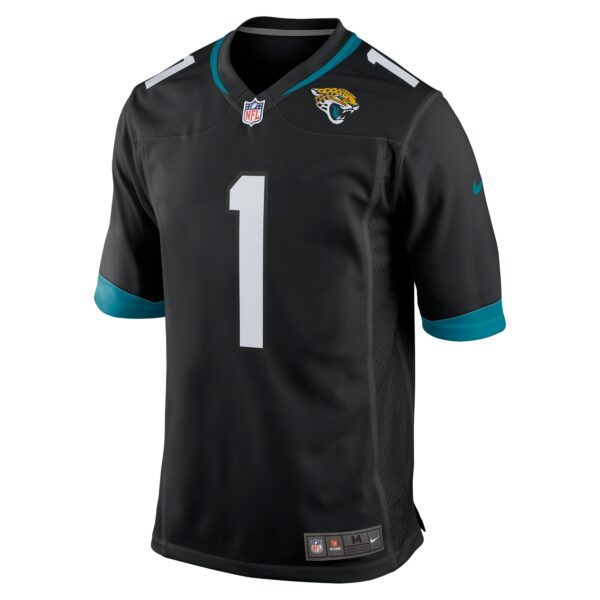 Men’s Jacksonville Jaguars Travis Etienne Nike Black Game Jersey