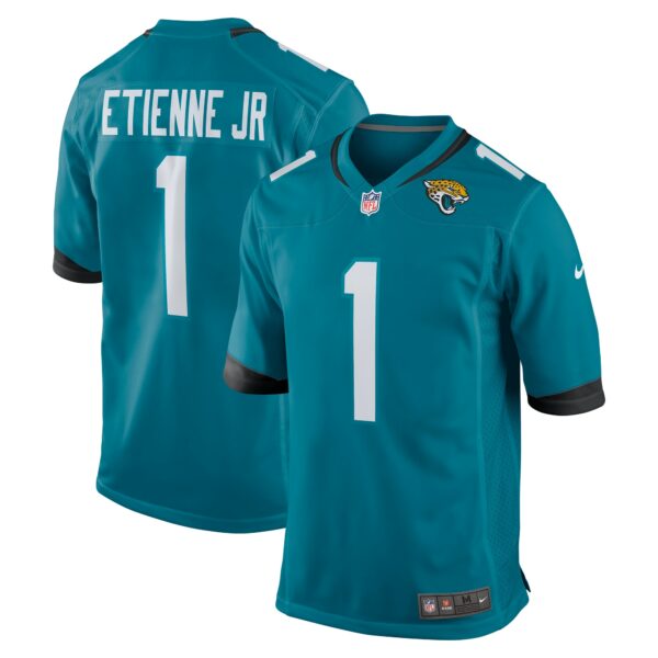 Men’s Jacksonville Jaguars Travis Etienne Nike Teal Game Jersey