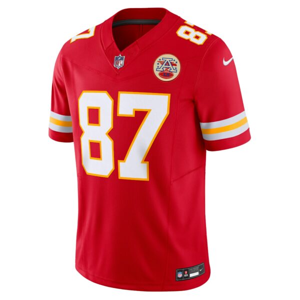 Men’s Kansas City Chiefs Travis Kelce Nike Red Vapor F.U.S.E. Limited Jersey