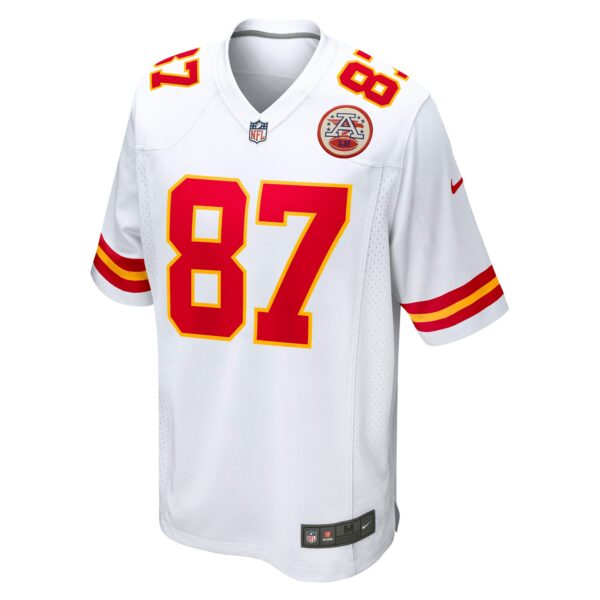 Men’s Kansas City Chiefs Travis Kelce Nike White Player Game Jersey