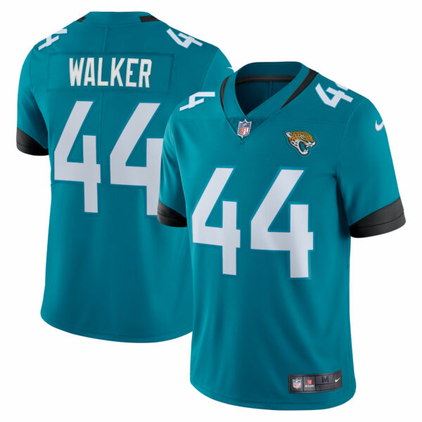 Men’s Jacksonville Jaguars Travon Walker Nike Teal Team Logo Vapor Limited Jersey