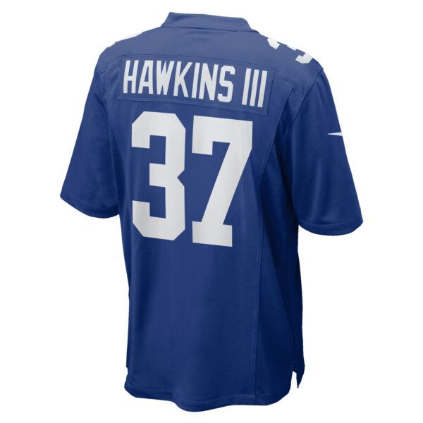 Men’s New York Giants Tre Hawkins Nike Royal Game Jersey