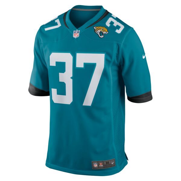 Men’s Jacksonville Jaguars Tre Herndon Nike Teal Game Jersey