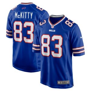 Men's Buffalo Bills Tre McKitty Nike Royal Team Game Jersey