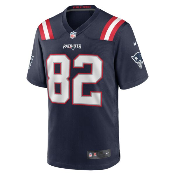 Men’s New England Patriots Tre Nixon Nike Navy Player Game Jersey