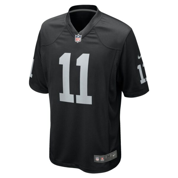 Men’s Las Vegas Raiders Tre Tucker Nike Black Team Game Jersey