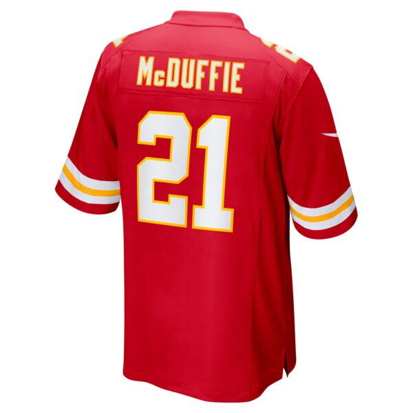 Men’s Kansas City Chiefs Trent McDuffie Nike Red Player Game Jersey