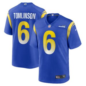 Men's Los Angeles Rams Tre'Vius Hodges-Tomlinson Nike Royal Team Game Jersey