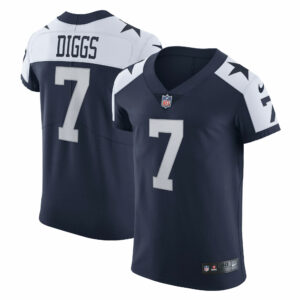 Men's Dallas Cowboys Trevon Diggs Nike Navy Alternate Vapor Elite Jersey