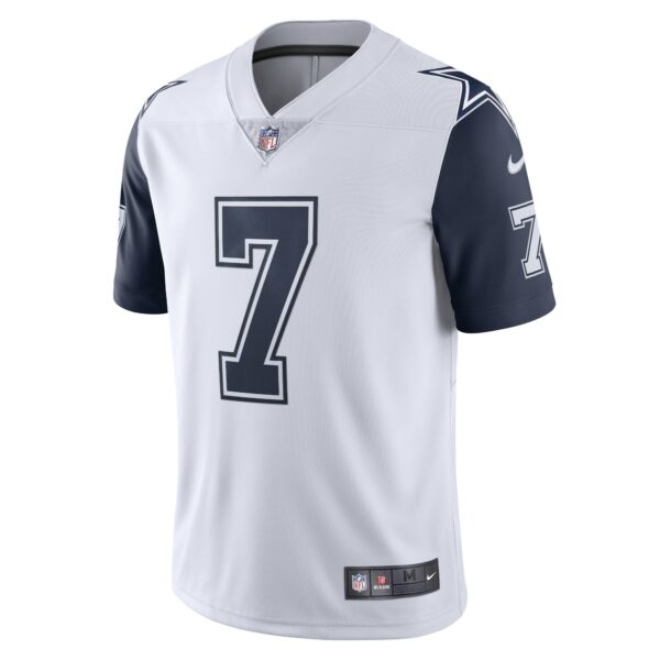 Men’s Dallas Cowboys Trevon Diggs Nike White Limited Vapor Jersey