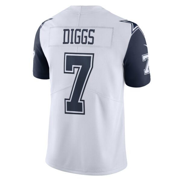 Men’s Dallas Cowboys Trevon Diggs Nike White Limited Vapor Jersey