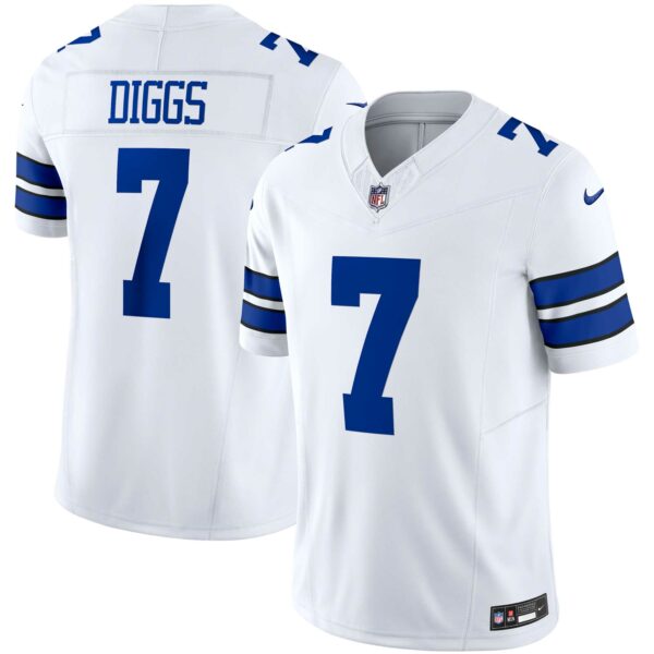 Men’s Dallas Cowboys Trevon Diggs Nike White Vapor F.U.S.E. Limited Jersey