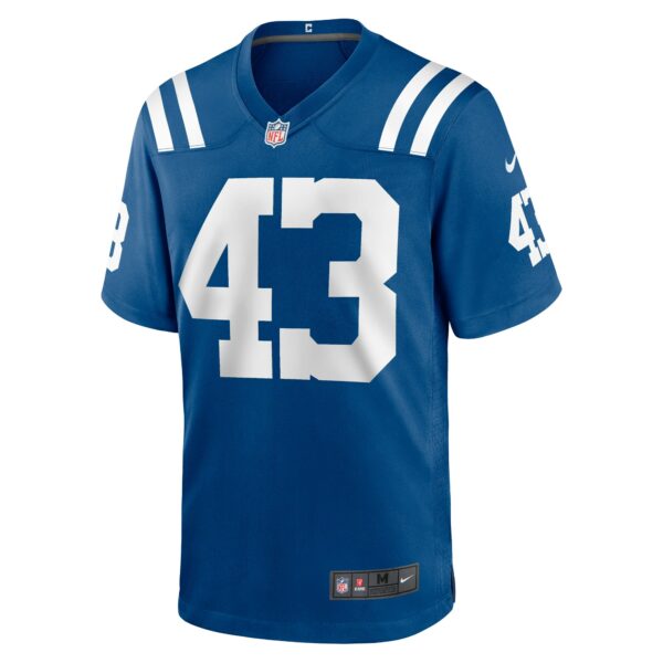 Men’s Indianapolis Colts Trevor Denbow Nike Royal Game Player Jersey