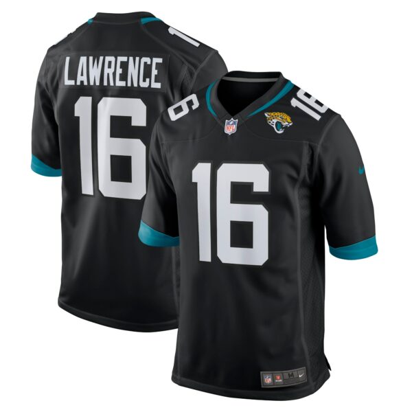 Men’s Jacksonville Jaguars Trevor Lawrence Nike Black Alternate Player Game Jersey