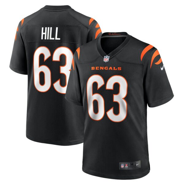 Men’s Cincinnati Bengals Trey Hill Nike Black Game Jersey