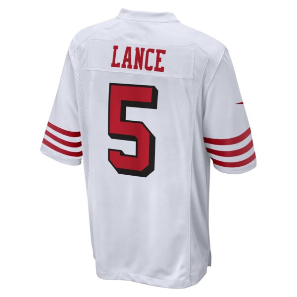 Men’s San Francisco 49ers Trey Lance Nike White Alternate Game Jersey