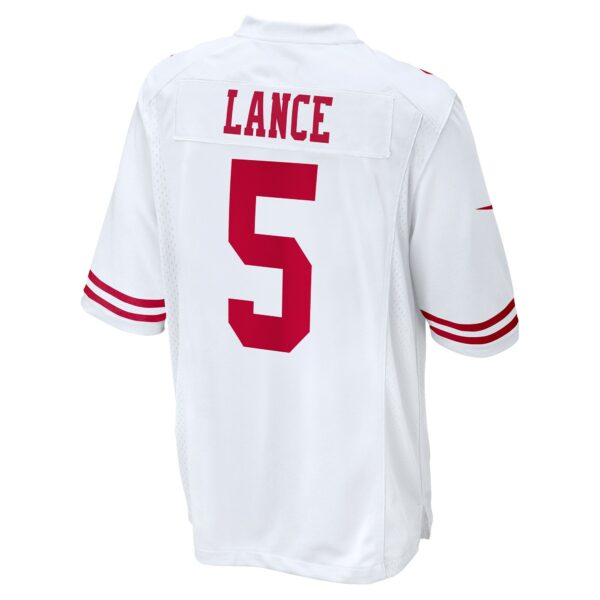 Men’s San Francisco 49ers Trey Lance Nike White Game Jersey