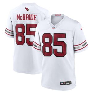 Men's Arizona Cardinals Trey McBride Nike White Game Jersey