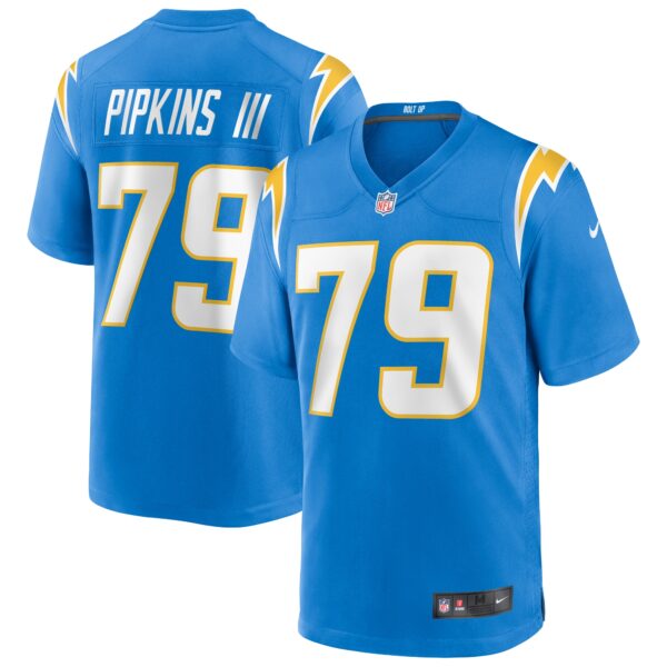 Men’s Los Angeles Chargers Trey Pipkins III Nike Powder Blue Game Jersey