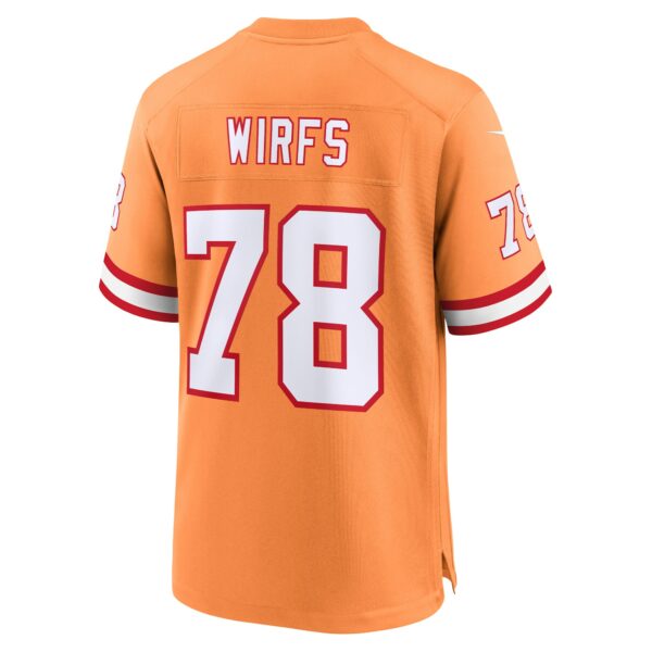 Men’s Tampa Bay Buccaneers Tristan Wirfs Nike Orange Throwback Game Jersey