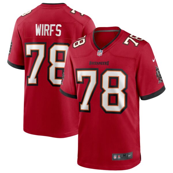 Men’s Tampa Bay Buccaneers Tristan Wirfs Nike Red Player Game Jersey