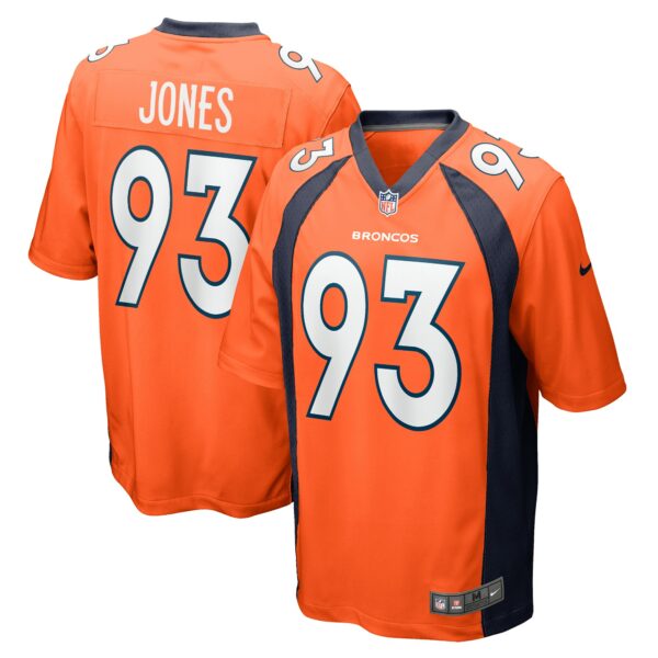 Men’s Denver Broncos Troy Jones Nike Orange Game Jersey