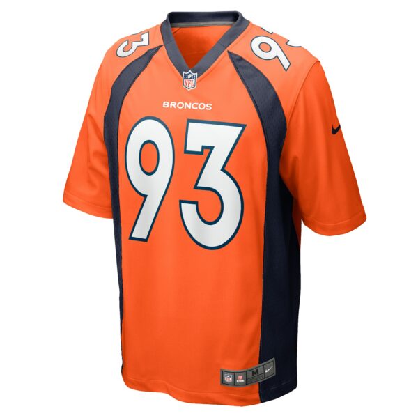 Men’s Denver Broncos Troy Jones Nike Orange Game Jersey