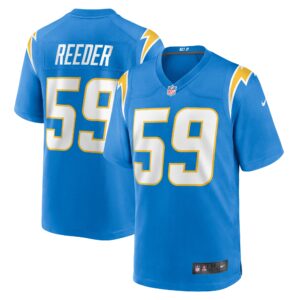 Men's Los Angeles Chargers Troy Reeder Nike Powder Blue Team Game Jersey