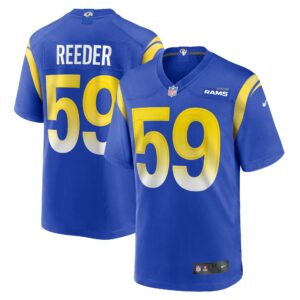 Men's Los Angeles Rams Troy Reeder Nike Royal Team Game Jersey