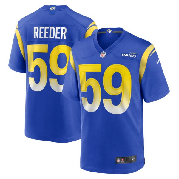 Men’s Los Angeles Rams Troy Reeder Nike Royal Team Game Jersey