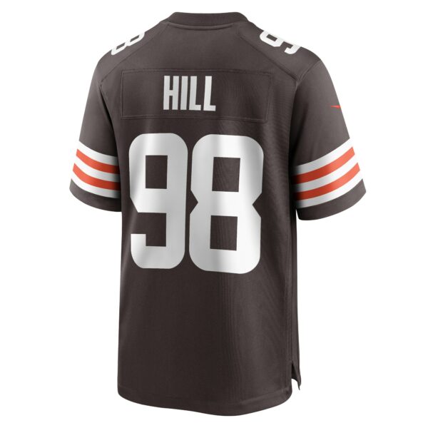 Men’s Cleveland Browns Trysten Hill Nike Brown Game Jersey