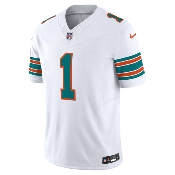 Men’s Miami Dolphins Tua Tagovailoa Nike White Vapor F.U.S.E. Limited Jersey