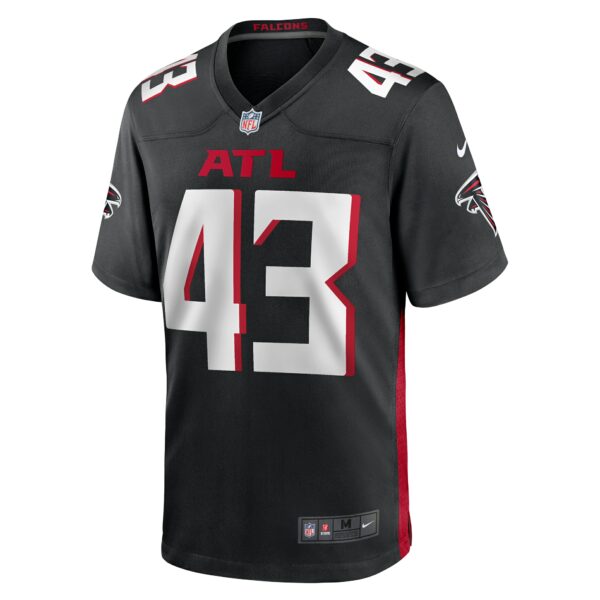 Men’s Atlanta Falcons Tucker Fisk Nike Black Player Game Jersey