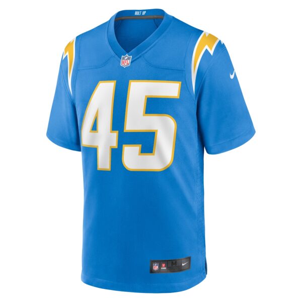 Men’s Los Angeles Chargers Tuli Tuipulotu Nike Powder Blue Team Game Jersey