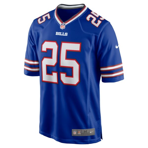 Men’s Buffalo Bills Ty Johnson Nike Royal Team Game Jersey