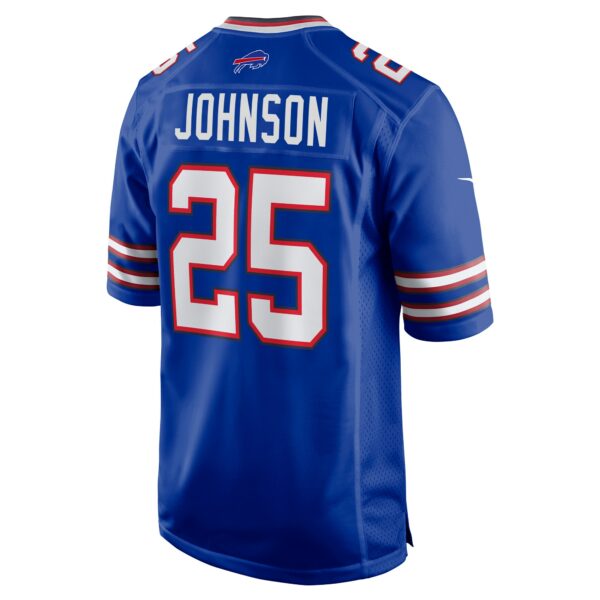 Men’s Buffalo Bills Ty Johnson Nike Royal Team Game Jersey