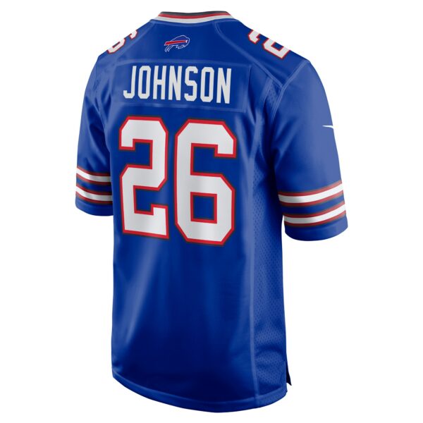 Men’s Buffalo Bills Ty Johnson Nike Royal Team Game Jersey