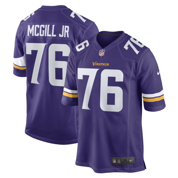 Men’s Minnesota Vikings T.Y. McGill Jr. Nike Purple Game Player Jersey