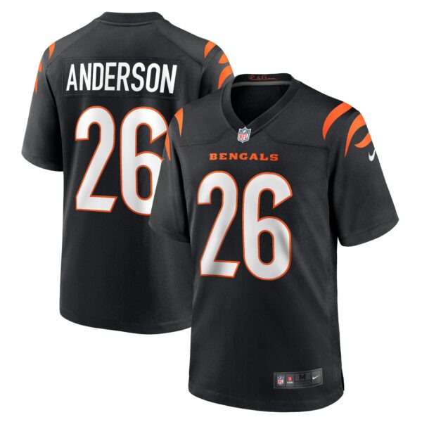 Men’s Cincinnati Bengals Tycen Anderson Nike Black Game Player Jersey