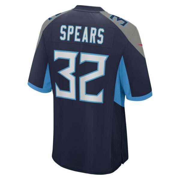 Men’s Tennessee Titans Tyjae Spears Nike Navy Team Game Jersey